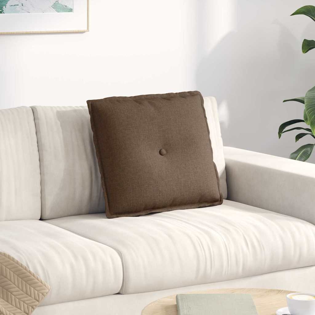 Casă & grădină - Perna pentru spate Maro 50 x 19 x 45 cm țesătură