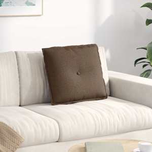 Polštář na záda Hnědá 50 x 19 x 45 cm textil - obrázek 1