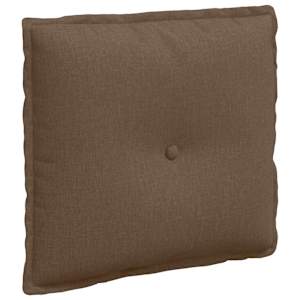 Polštář na záda Hnědá 50 x 19 x 45 cm textil - obrázek 2