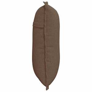 Polštář na záda Hnědá 50 x 19 x 45 cm textil - obrázek 6