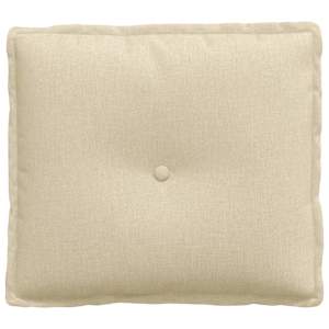 Polštář na záda Krémová 50 x 19 x 45 cm textil - obrázek 5