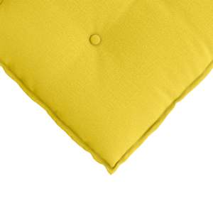 Polštář na záda Světlá žlutá 50 x 19 x 45 cm textil - obrázek 7