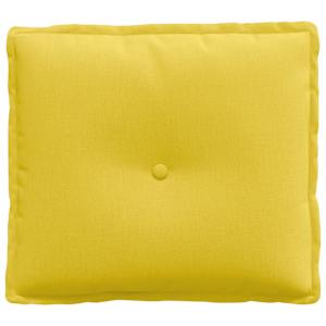 Polštář na záda Světlá žlutá 50 x 19 x 45 cm textil - obrázek 5