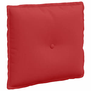 vidaXL Seljatugi padi Punane 50 x 19 x 45 cm kangas