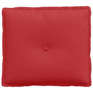 Polštář na záda Červená 50 x 19 x 45 cm textil - obrázek 5
