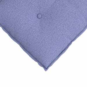Polštář na záda Modrá džínovina 50 x 19 x 45 cm textil - obrázek 7