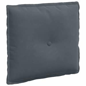 vidaXL Seljatugi padi Tumehall 50 x 45 cm Korter kangas