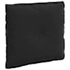 vidaXL Seljatugi padi Must 50 x 45 cm Korter kangas