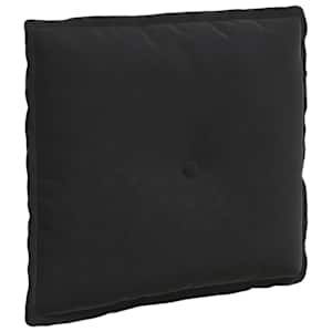 vidaXL Seljatugi padi Must 50 x 45 cm Korter kangas