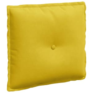 vidaXL Seljatugi padi Kollane 50 x 45 cm Korter kangas