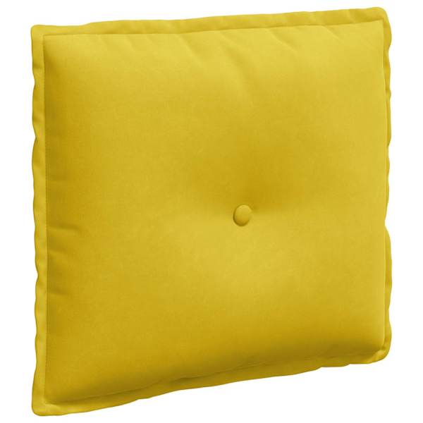 vidaXL Seljatugi padi Kollane 50 x 45 cm Korter kangas