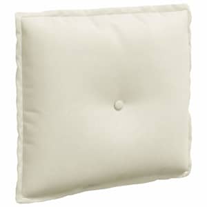 vidaXL Seljatugi padi Kreemjas 50 x 45 cm Korter kangas