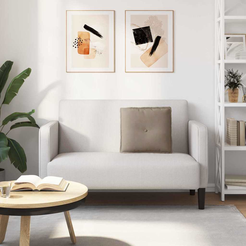 Rugkussen Taupe 50 x 45 cm Microvezel Stof image 4