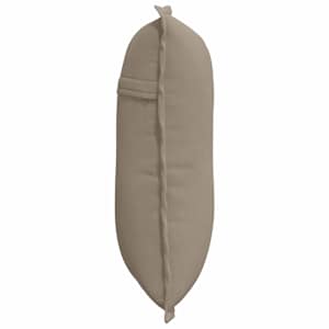 Polštář na záda Taupe 50 x 45 cm Mikrovlákno - obrázek 6