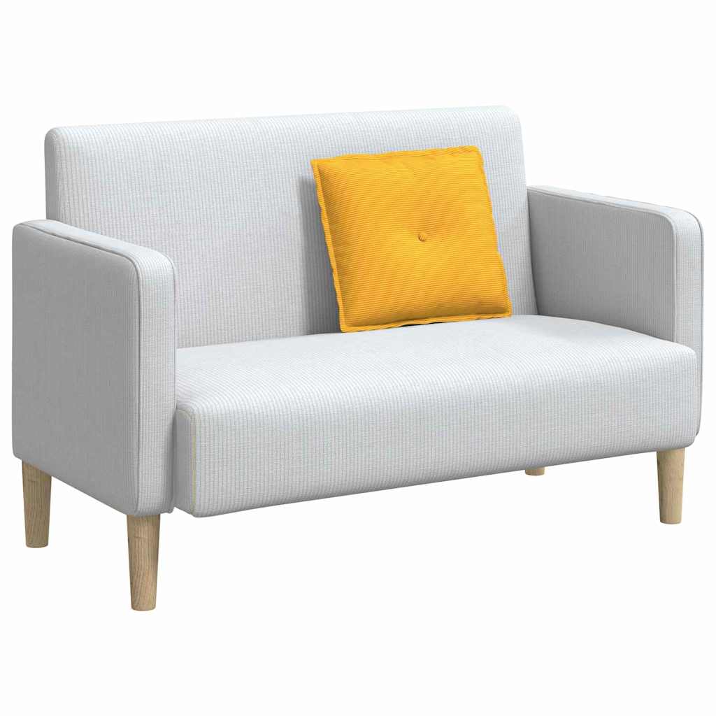 Rugkussen Lichtgeel 50 x 45 cm Cordstof image 3