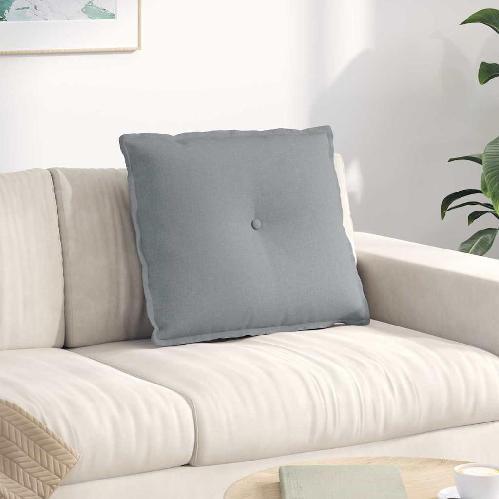 Casă & grădină - Perna pentru spate Gri deschis 60 x 19 x 50 cm țesătură
