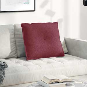 Polštář na záda Víno Červené 60 x 19 x 50 cm textil - obrázek 1