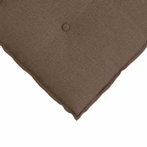 Polštář na záda Hnědá 60 x 19 x 50 cm textil - obrázek 7
