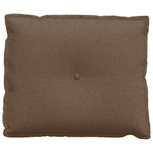 Polštář na záda Hnědá 60 x 19 x 50 cm textil - obrázek 5