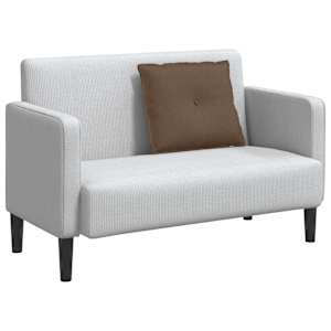 Polštář na záda Hnědá 60 x 19 x 50 cm textil - obrázek 3