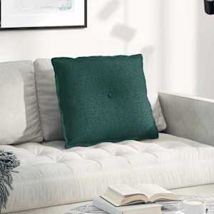 Polštář na záda Tmavě zelená 60 x 19 x 50 cm textil - obrázek 1