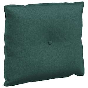 Polštář na záda Tmavě zelená 60 x 19 x 50 cm textil - obrázek 2