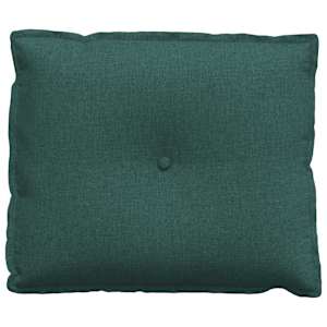 Polštář na záda Tmavě zelená 60 x 19 x 50 cm textil - obrázek 5