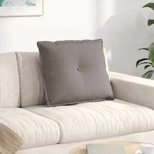Polštář na záda Taupe 60 x 19 x 50 cm textil - obrázek 1
