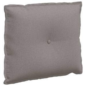 Polštář na záda Taupe 60 x 19 x 50 cm textil - obrázek 2