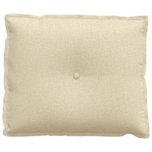 Polštář na záda Krémová 60 x 19 x 50 cm textil - obrázek 5