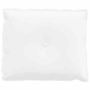 Polštář na záda Bílá 60 x 19 x 50 cm textil - obrázek 5