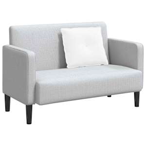 Polštář na záda Bílá 60 x 19 x 50 cm textil - obrázek 3