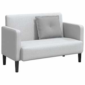 Polštář na záda Oblačno šedá 60 x 19 x 50 cm textil - obrázek 3