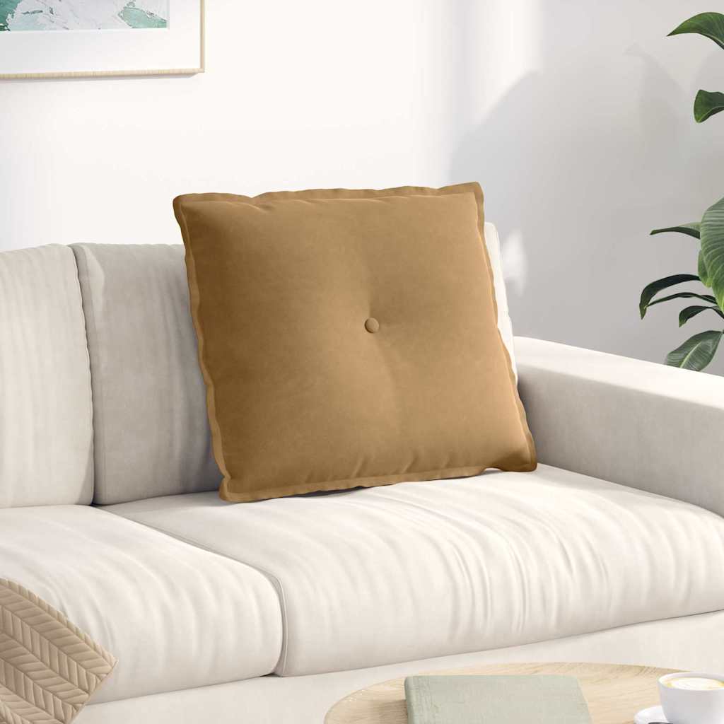 vidaXL Perna pentru spate Maro 60 x 50 cm Țesătură din corduroy