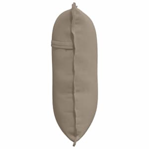 Polštář na záda Taupe 60 x 50 cm Mikrovlákno - obrázek 6