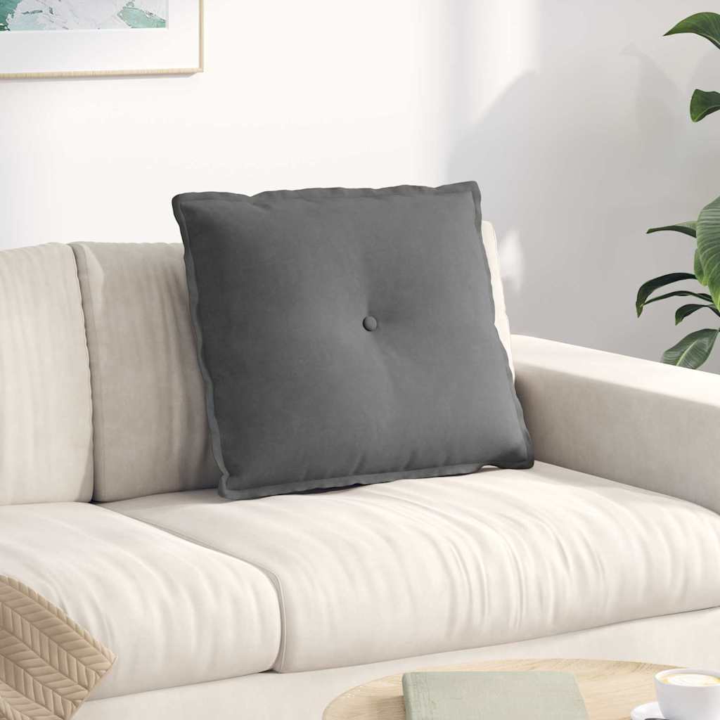 Casă & grădină - Perna pentru spate Gri închis 60 x 50 cm