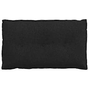Polštář na záda Černá 80 x 19 x 50 cm textil - obrázek 5