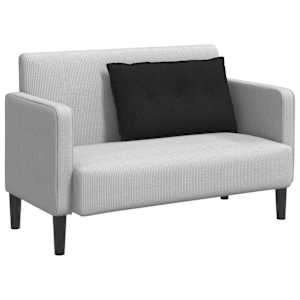 Polštář na záda Černá 80 x 19 x 50 cm textil - obrázek 3