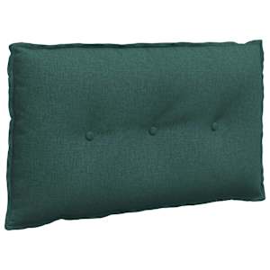 Polštář na záda Tmavě zelená 80 x 19 x 50 cm textil - obrázek 2