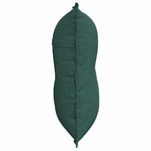 Polštář na záda Tmavě zelená 80 x 19 x 50 cm textil - obrázek 6