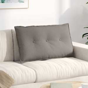 Polštář na záda Taupe 80 x 19 x 50 cm textil - obrázek 1