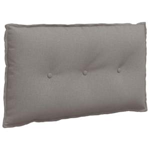 Polštář na záda Taupe 80 x 19 x 50 cm textil - obrázek 2