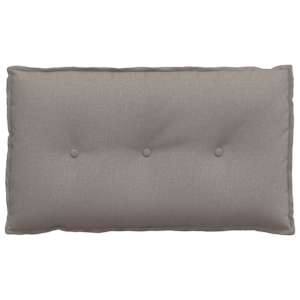 Polštář na záda Taupe 80 x 19 x 50 cm textil - obrázek 5