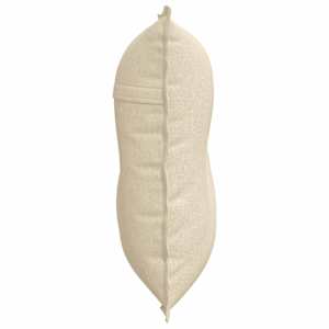 Polštář na záda Krémová 80 x 19 x 50 cm textil - obrázek 6