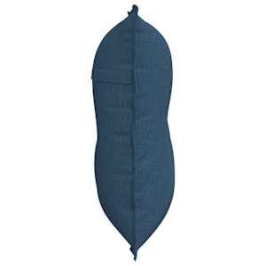 Polštář na záda Modrá 80 x 19 x 50 cm textil - obrázek 6