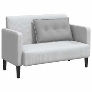 Polštář na záda Oblačno šedá 80 x 19 x 50 cm textil - obrázek 3