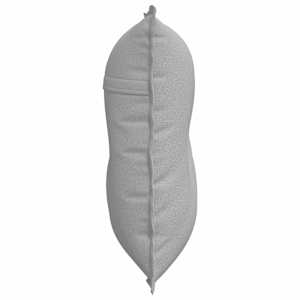 Polštář na záda Oblačno šedá 80 x 19 x 50 cm textil - obrázek 6