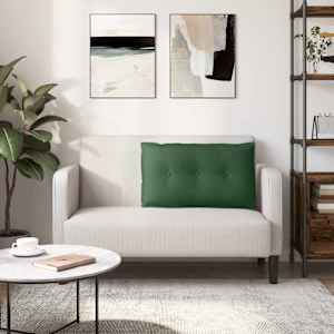 Polštář na záda Jungle Green 80 x 50 cm Žebrovaná látka - obrázek 4