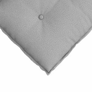 Polštář na záda Oblačno šedá 100 x 19 x 50 cm textil - obrázek 7