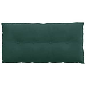 Polštář na záda Tmavě zelená 100 x 50 cm Žebrovaná látka - obrázek 6